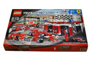 Lego Racers Ferrari Finish Line 8672