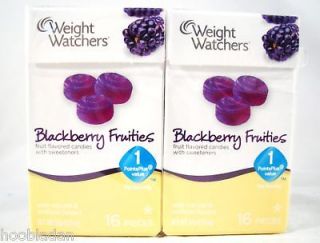 WEIGHT WATCHERS Fruities Candies 2 Boxes Blackberry