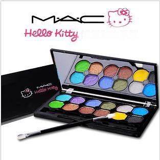 Hello Kitty make up 12 colors Eyes Shadow For fashion girl New Arrival 