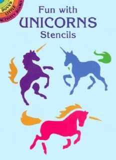 Fun with Unicorns Stencils by Marty Noble 2001, Paperback