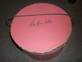 Vintage Pink Stix Baer & Fuller St louis Hat Box good for decor
