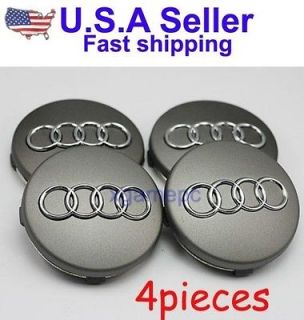 AUDI CENTER HUB CAP WHEEL A6 A4 TT A8 A3 A2 RS4 RS6 (Brand New) (A 60)