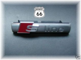 Audi S Line Front Grill Badge for A4 A5 Avant Cabrio S4 Sline NEW 