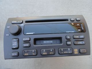 d0833 Cadillac Seville Deville 02 04 1 CD Cassette Player Bose Radio 