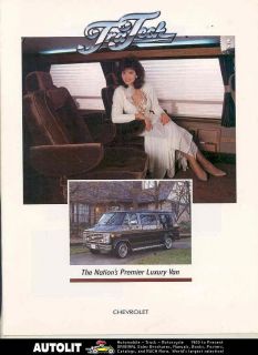 1985 1986 1986 ? Tra Tech Chevrolet Conversion Van & Suburban RV 