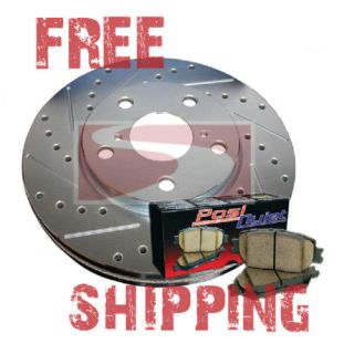   Rotors + POSI QUIET Ceramic Pads (Fits 1969 Chevrolet C10 Suburban