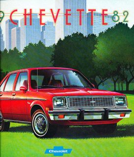 1982 Chevrolet Chevy Chevette Sales Brochure Catalog