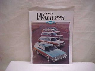 1980 Chevrolet Station Wagons Dealer Brochure Caprice Malibu Impala 16 