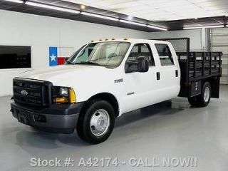 Ford  F 350 WE FINANCE 2007 FORD F 350 STAKE BED CREW DIESEL DUALLY 