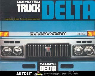 1979 Daihatsu Delta Diesel Truck Sales Brochure