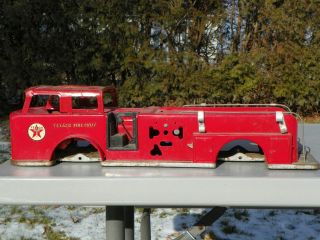 VINTAGE Buddy L Wen Mac early version Texaco Fire Chief Truck Chasis 