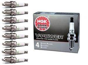 NGK TR5 V Power Spark Plugs, Set of 8 (Fits Ford Focus)