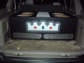 Ford Expedition Speaker Box w/amprack Custom Letters