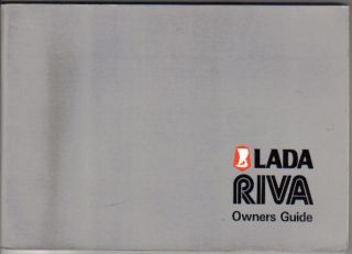 Lada Riva 1500 1600 Saloon & Estate Original Owners Guide (Handbook 