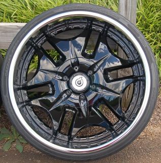   and tires set of 4 DROPSTAR 01 DS01 CHROME Pirelli Black GMC Envoy