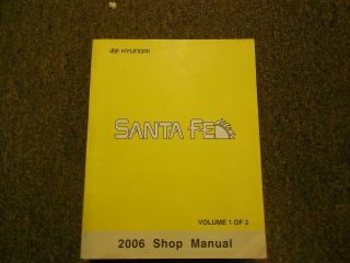 Hyundai Santa Fe repair manual