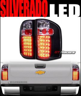   TAIL LIGHTS BRAKE LAMPS 2007 2011 CHEVY SILVERADO 1500 2500 TRUCK CAB