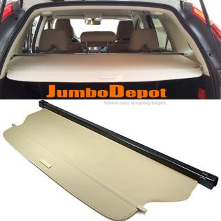   Beige Retractable Rear Cargo Cover Shielding Visor For Honda CR V 2012