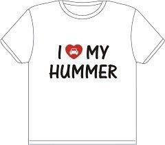 UNISEX I LOVE MY HUMMER T SHIRT H1 H2 H3 LIMO S XXL