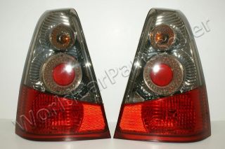 Dacia Renault Logan Nissan NP200 APRIO Tail Lights Red / Clear Chrome 