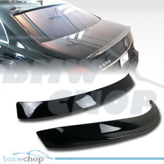 Mercedes Benz W221 Rear Roof + Boot Trunk Spoiler Wing S500 S350 S63 