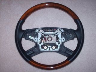Mercedes Benz Wooden Leather Steering Wheel for E Class E350 2010 11 