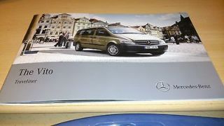 Newly listed MERCEDES VITO TRAVELINER MAY 2011 SALES BROCHURE