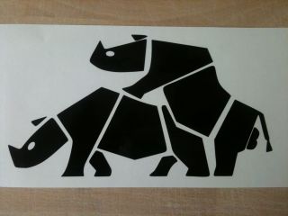 4X4 OFF ROADHUMPING RHINO STICKER SUZUKI VITARA 180x100mm