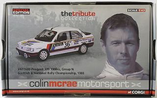   43 VA11600 Colin McRae Peugeot 309 1900cc S&N Rally Champ 1988