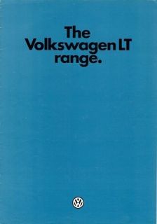 Volkswagen LT 1980 81 UK Market Sales Brochure 28 31 35 Van Chassis 