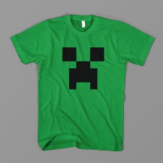   minecraft monster rave 3d VIDEO GAME XBOX WII FUNNY YOUTH TEE T SHIRT