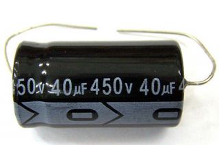 MIEC Qty 10 40UF 450V 105C New Axial Electrolytic Capacitors