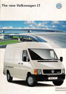 Volkswagen LT 1997 UK Market Sales Brochure Van Chassis Cab Double Cab