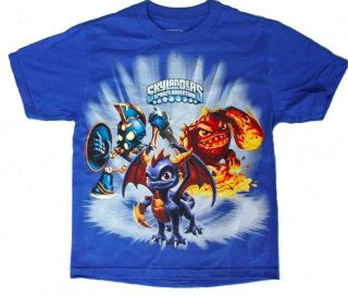 New Authentic Skylanders Trio Time Youth T Shirt Chop Chop Eruptor 
