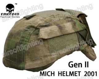 Airsoft Tactical A TACS FG Replica MICH 2001 Ver2 Helmet Cover A
