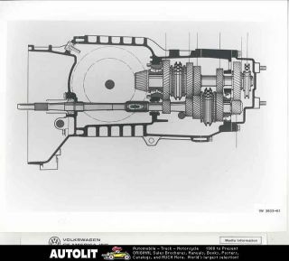 1983 VW Vanagon Transmission Factory Photo