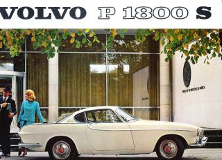 1963 Volvo P1800 P 1800 S Coupe Original Dealer Sales Brochure