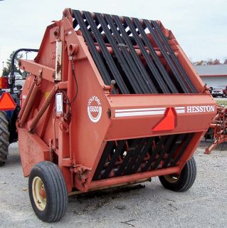 Used Hesston 5500 Round Baler 5x5 bale size, CAN SHIP @ $1.85 loaded 
