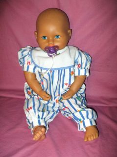 BERCHET XL 22 SOFT BODIED BABY DOLL WITH PACIFIER & BABY SOUNDS # 