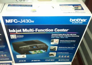 Brother MFC J430W All In One Inkjet Printer with INK   BRAND NEW