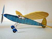 Dart Free Flight #EB11 Easy Built Balsa Wood Model Airplane Kit