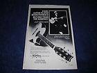 Washburn Acoustic Guitars   Micky Moody Whitesnake 1981 Print Ad