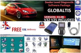VAUXHALL OPEL GLOBAL TIS COMPLETE SOFTWARE PACKAGE 2012 TECH 2 MDI ETC