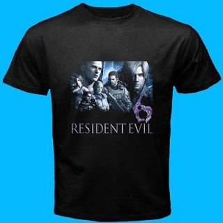New Resident Evil 6 Xbox 360 PS3 Video Games CD DVD Black T   Shirt 