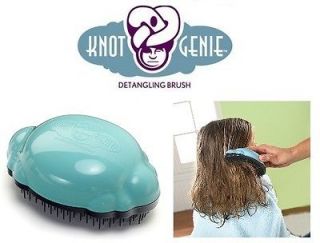 Aquamarine Knot Genie Hair Detangling Brush Rid of tangles & knots 