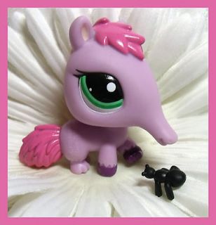 Littlest Pet Shop LILAC ANTEATER #2618 With Ant
