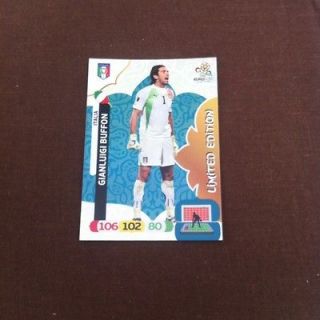 PANINI ADRENALYN XL UEFA EURO 2012 LIMITED EDITION CARD   GIANLUIGI 