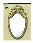 Fancy Gold Ornate Ribbon Bow Vanity Dresser Beveled Mirror 24x42