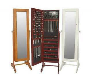   Safekeeper Mirrored Jewelry Cabinet by Lori Greiner BOX STANDING