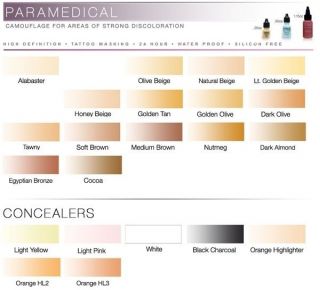 Dinair Airbrush Makeup Paramedical Colour Range you choose 15ml for 